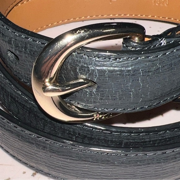 Lauren Ralph Lauren Skinny Black Women’s Belt - Picture 2 of 6